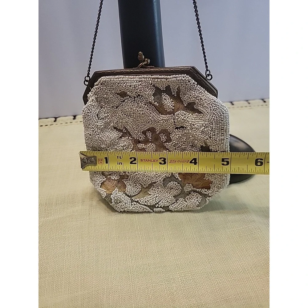 Vintage Longchamps France Beaded‎ Purse